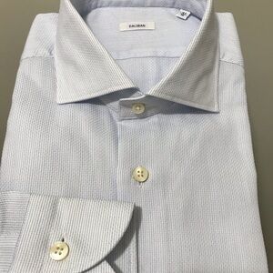 Caliban Italian sartorial luxury shirt 16/41 slim ( M/50/40 US fit ) NW$375